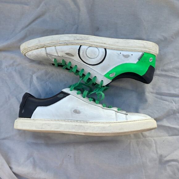 Oliver Cabell Low 1 Sneaker Atomic Women Unisex Distressed Leather EU 41 Italy - Picture 7 of 10